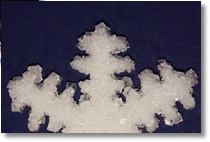 Close Up of Snowflake Hanging Ornament Close Up of Snowflake Hanging Ornament